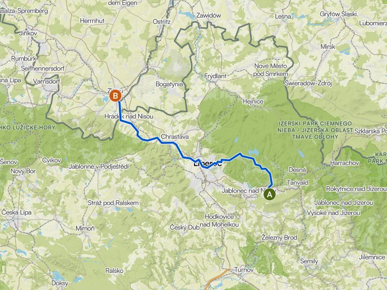 Etappe 1: Von der Neiße-Quelle nach Zittau – Oder-Neiße-Radweg ...